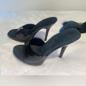 Ellie dancer slipper mule heel size 8 GUC